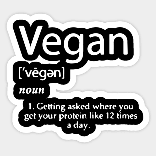 Vegan Definition Sticker